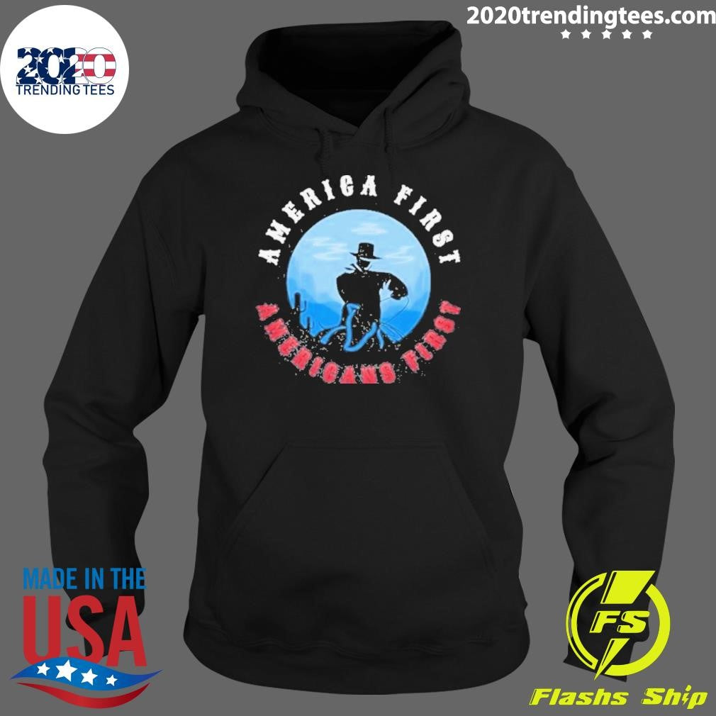 Nice Sherifflambforsenate America First - Adult & Kids T-Shirts, Sweatshirts & Hoodies apparel design preview 2