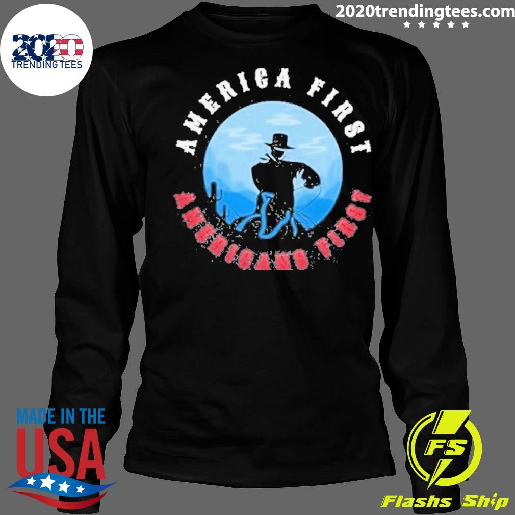 Nice Sherifflambforsenate America First - Adult & Kids T-Shirts, Sweatshirts & Hoodies apparel design preview 4