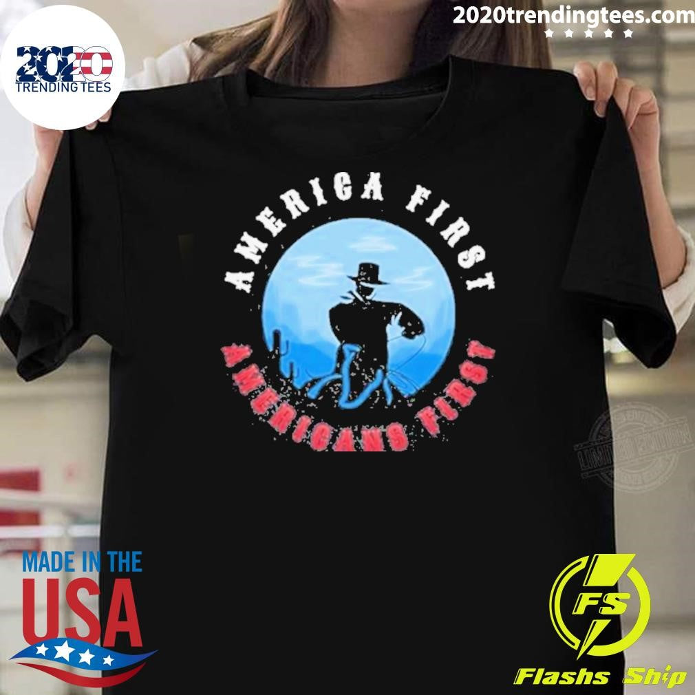 Nice Sherifflambforsenate America First - Adult & Kids T-Shirts, Sweatshirts & Hoodies apparel design preview 1