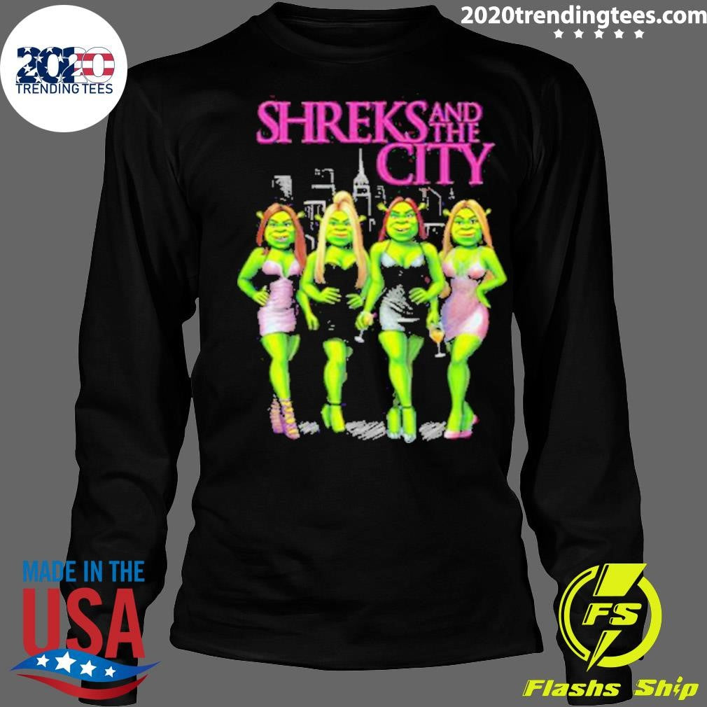 Nice Shreks And The City - Adult & Kids T-Shirts, Sweatshirts & Hoodies apparel design preview 4
