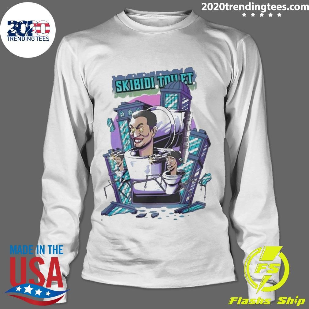 Nice Skibidi Toilet - Adult & Kids T-Shirts, Sweatshirts & Hoodies apparel design preview 4