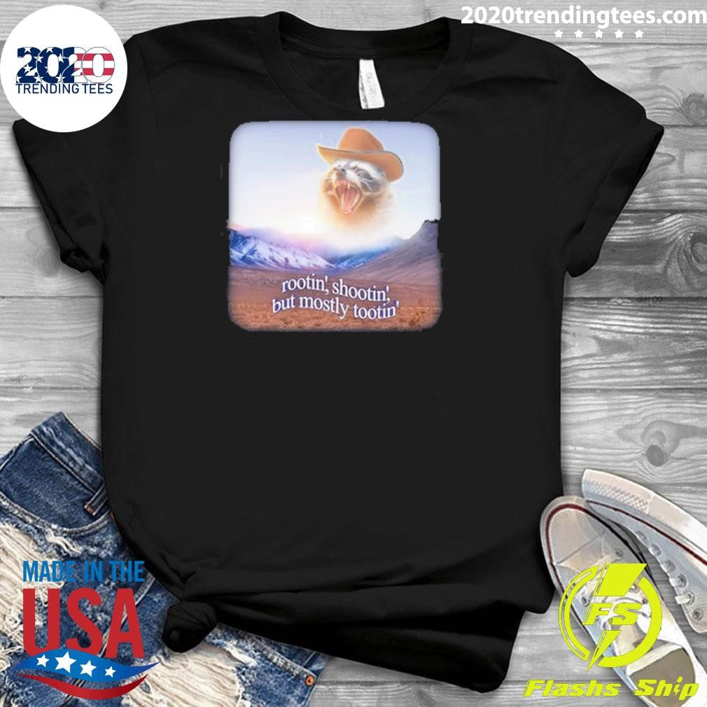 Nice Snazzy Seagull Rootin' Shootin' But Mostly - Adult & Kids T-Shirts, Sweatshirts & Hoodies apparel design preview 3