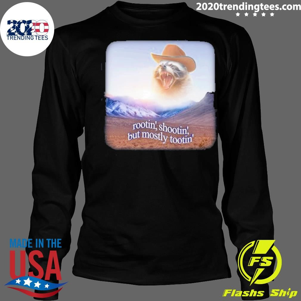 Nice Snazzy Seagull Rootin' Shootin' But Mostly - Adult & Kids T-Shirts, Sweatshirts & Hoodies apparel design preview 4