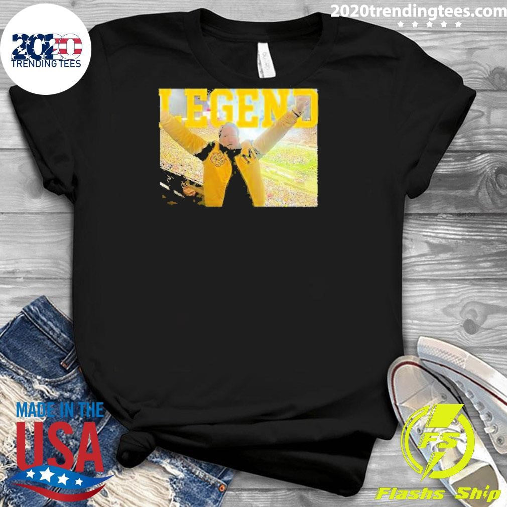 Nice The Michigan Wolverines Man Legend - Adult & Kids T-Shirts, Sweatshirts & Hoodies apparel design preview 3