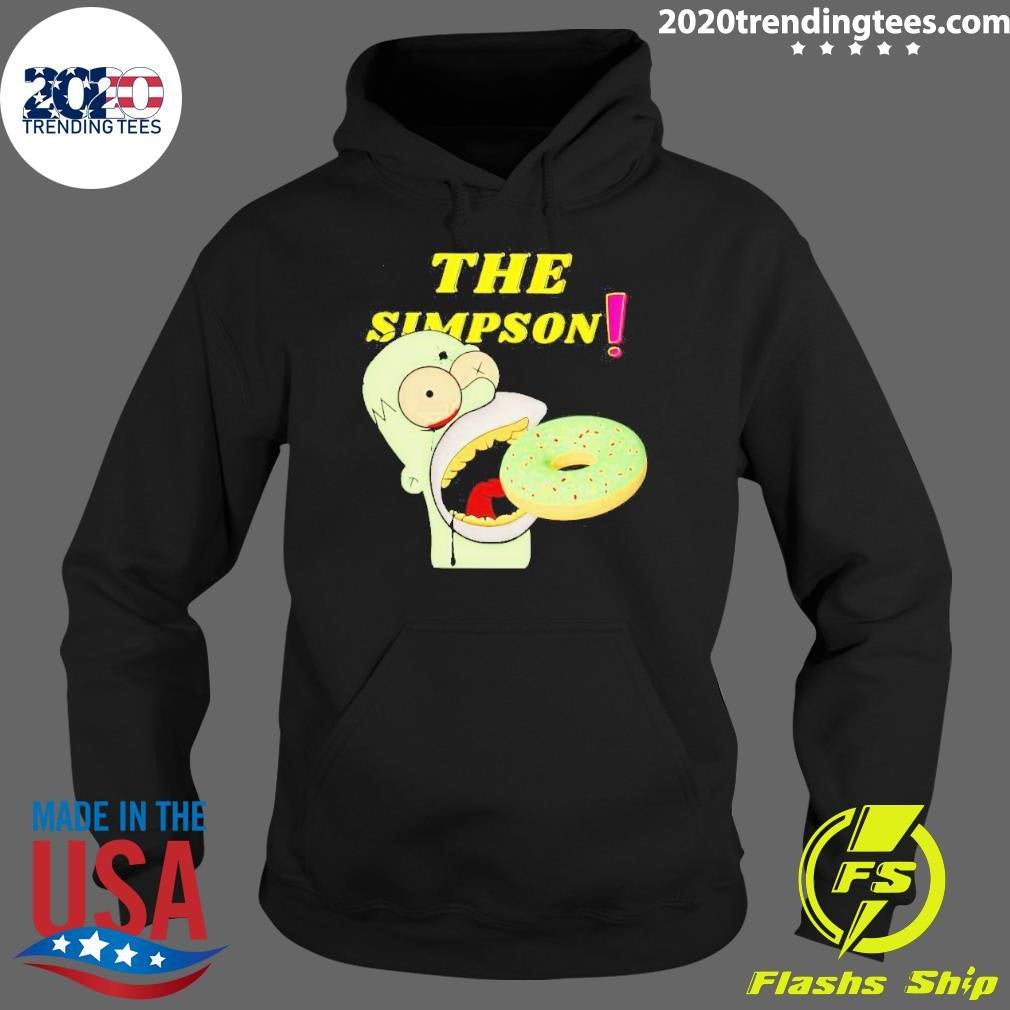 Nice The Simpson Eat Dunkin Donuts - Adult & Kids T-Shirts, Sweatshirts & Hoodies apparel design preview 2