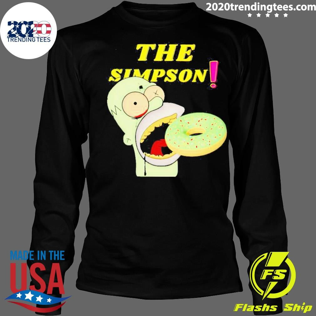 Nice The Simpson Eat Dunkin Donuts - Adult & Kids T-Shirts, Sweatshirts & Hoodies apparel design preview 4