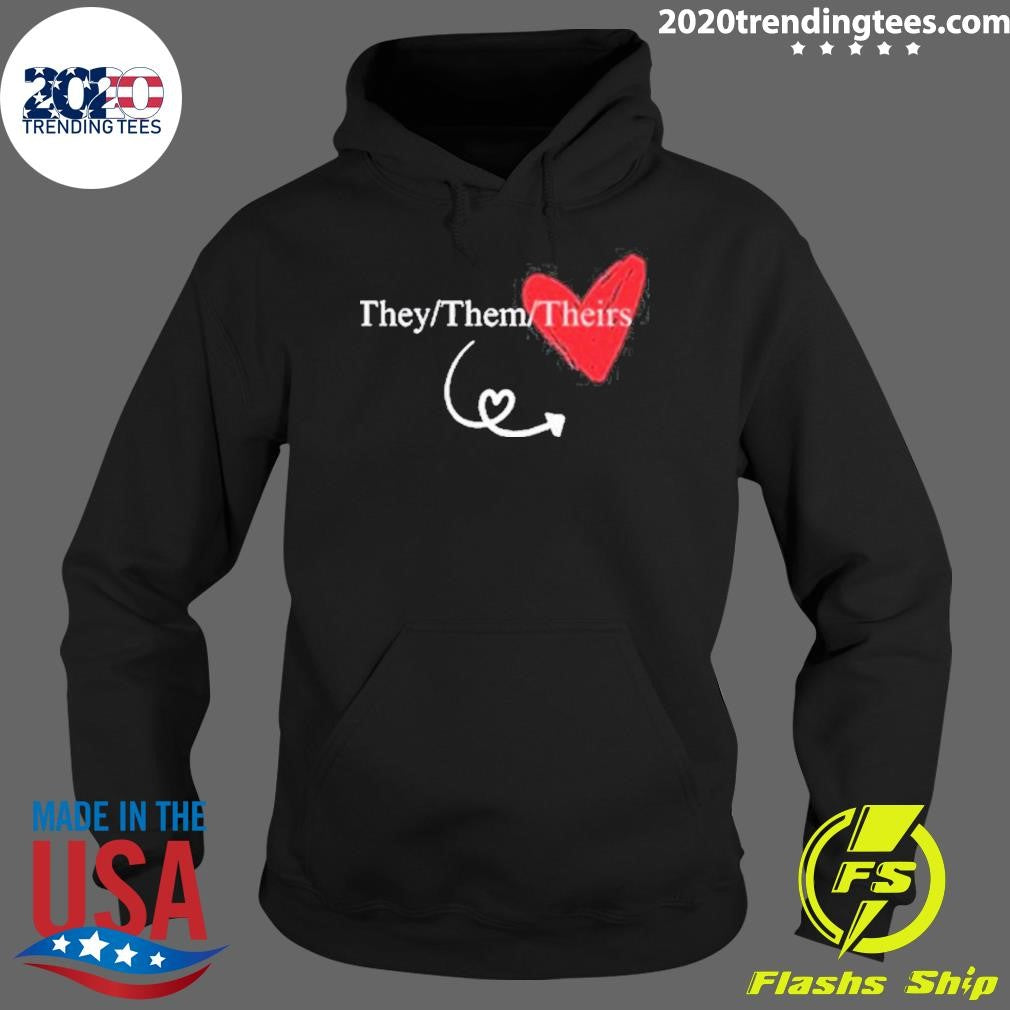 Nice They Them Theirs Couples - Adult & Kids T-Shirts, Sweatshirts & Hoodies apparel design preview 2