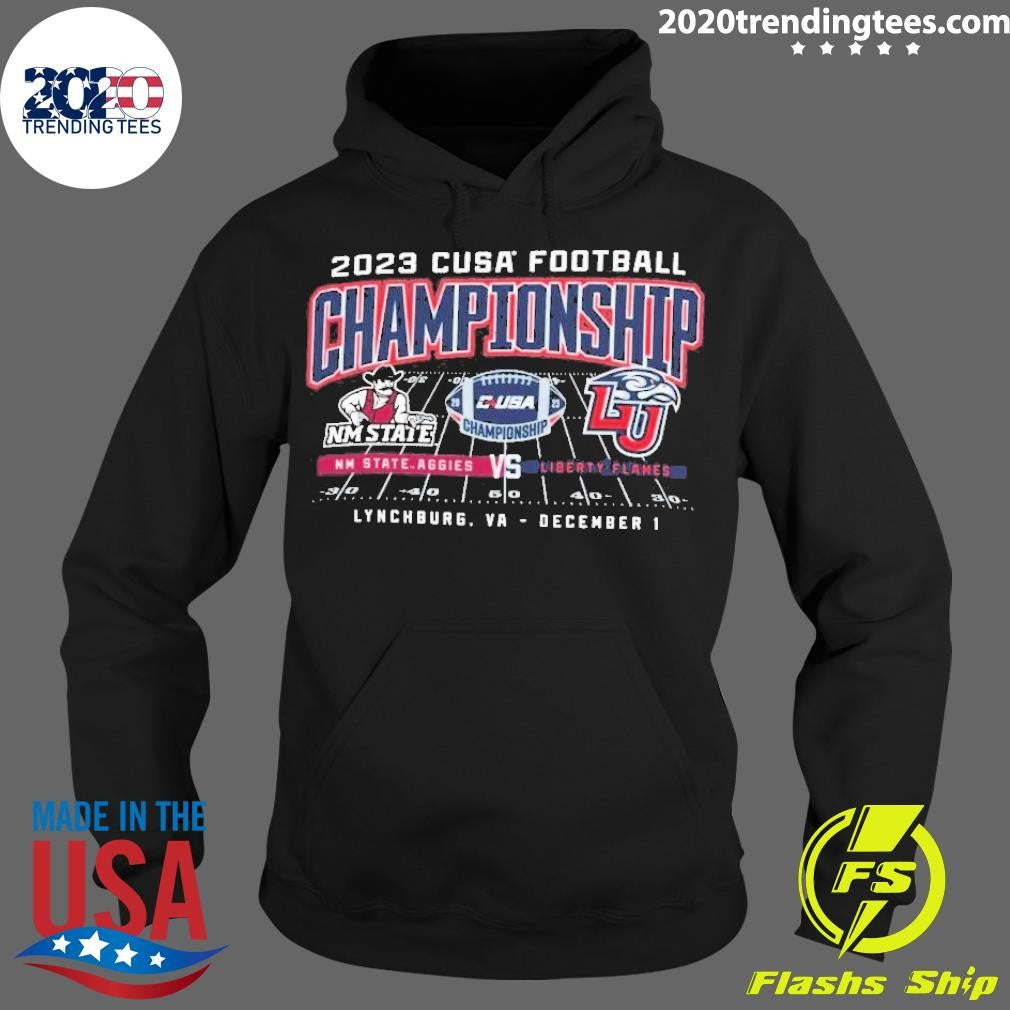 Nice USA Football Championship 2023 NM State Aggies - Adult & Kids T-Shirts, Sweatshirts & Hoodies apparel design preview 2