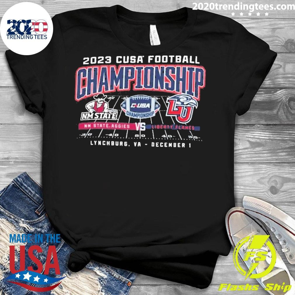 Nice USA Football Championship 2023 NM State Aggies - Adult & Kids T-Shirts, Sweatshirts & Hoodies apparel design preview 3