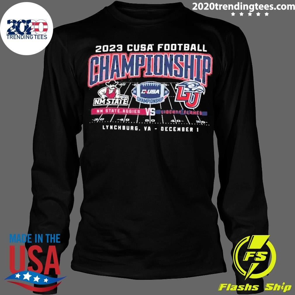 Nice USA Football Championship 2023 NM State Aggies - Adult & Kids T-Shirts, Sweatshirts & Hoodies apparel design preview 4