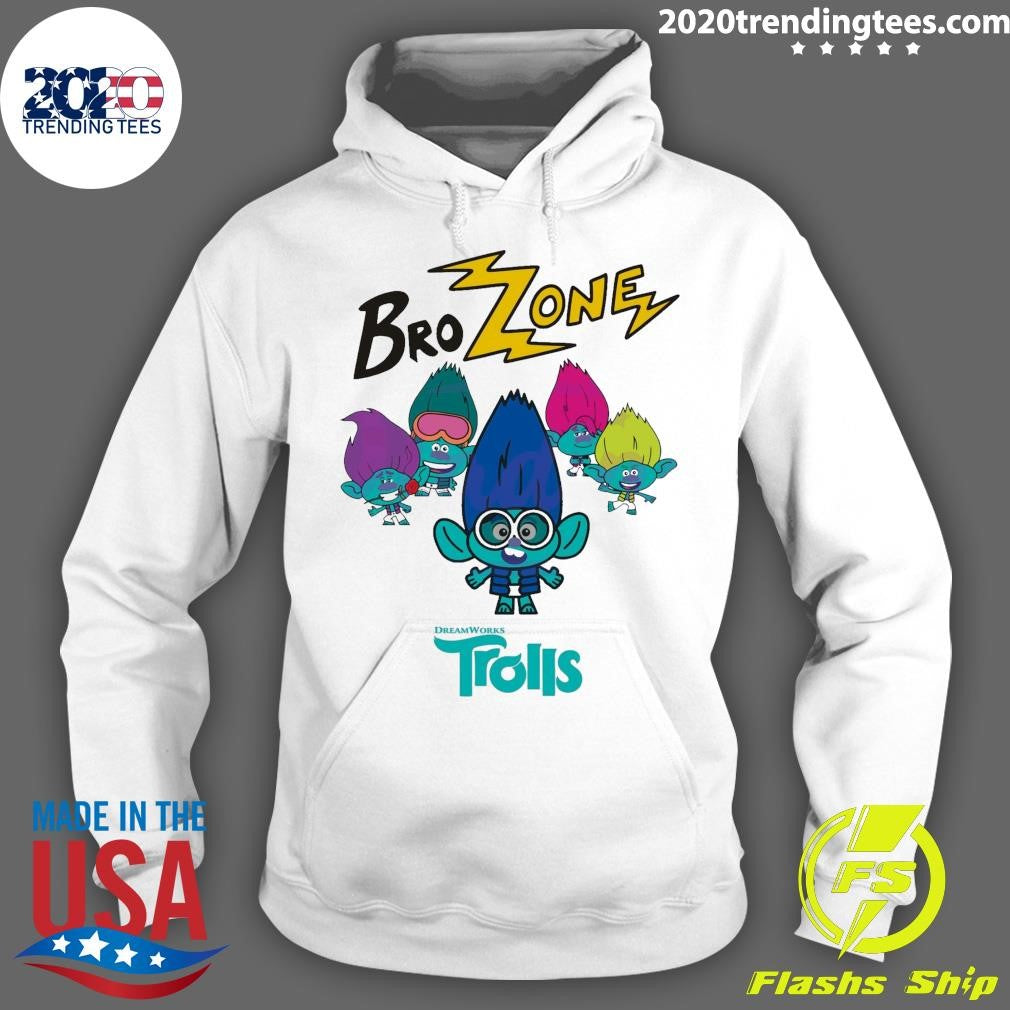 Nice brozone Trolls Dreamworks Band Together Cartoon - Adult & Kids T-Shirts, Sweatshirts & Hoodies apparel design preview 2