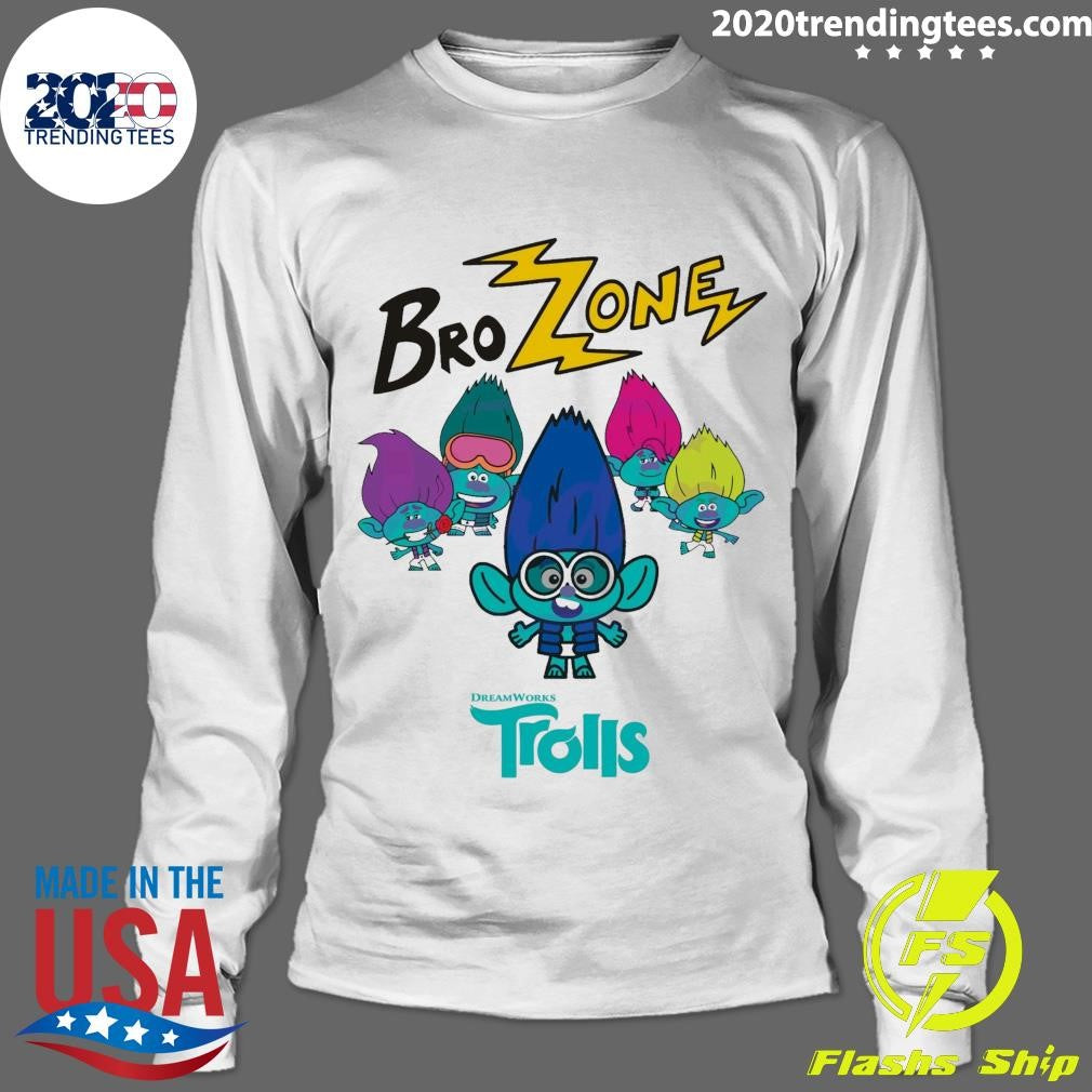 Nice brozone Trolls Dreamworks Band Together Cartoon - Adult & Kids T-Shirts, Sweatshirts & Hoodies apparel design preview 4