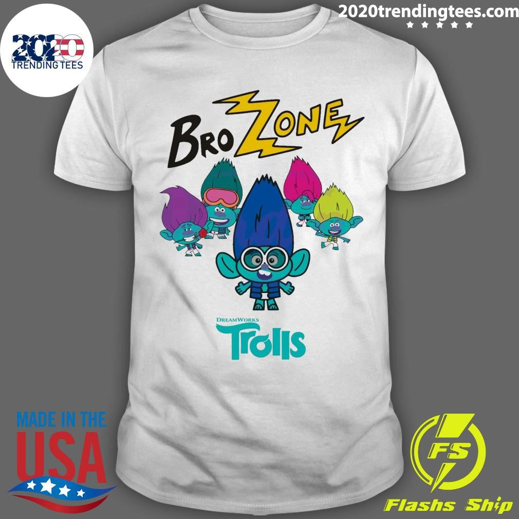 Nice brozone Trolls Dreamworks Band Together Cartoon - Adult & Kids T-Shirts, Sweatshirts & Hoodies apparel design preview 1