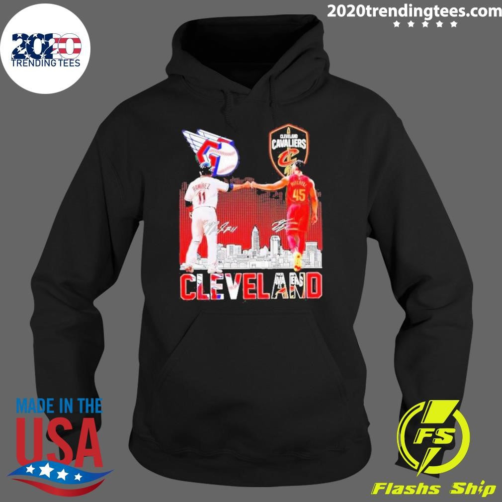 Nice cleveland City Skyline Ramirez And Mitchell - Adult & Kids T-Shirts, Sweatshirts & Hoodies apparel design preview 2