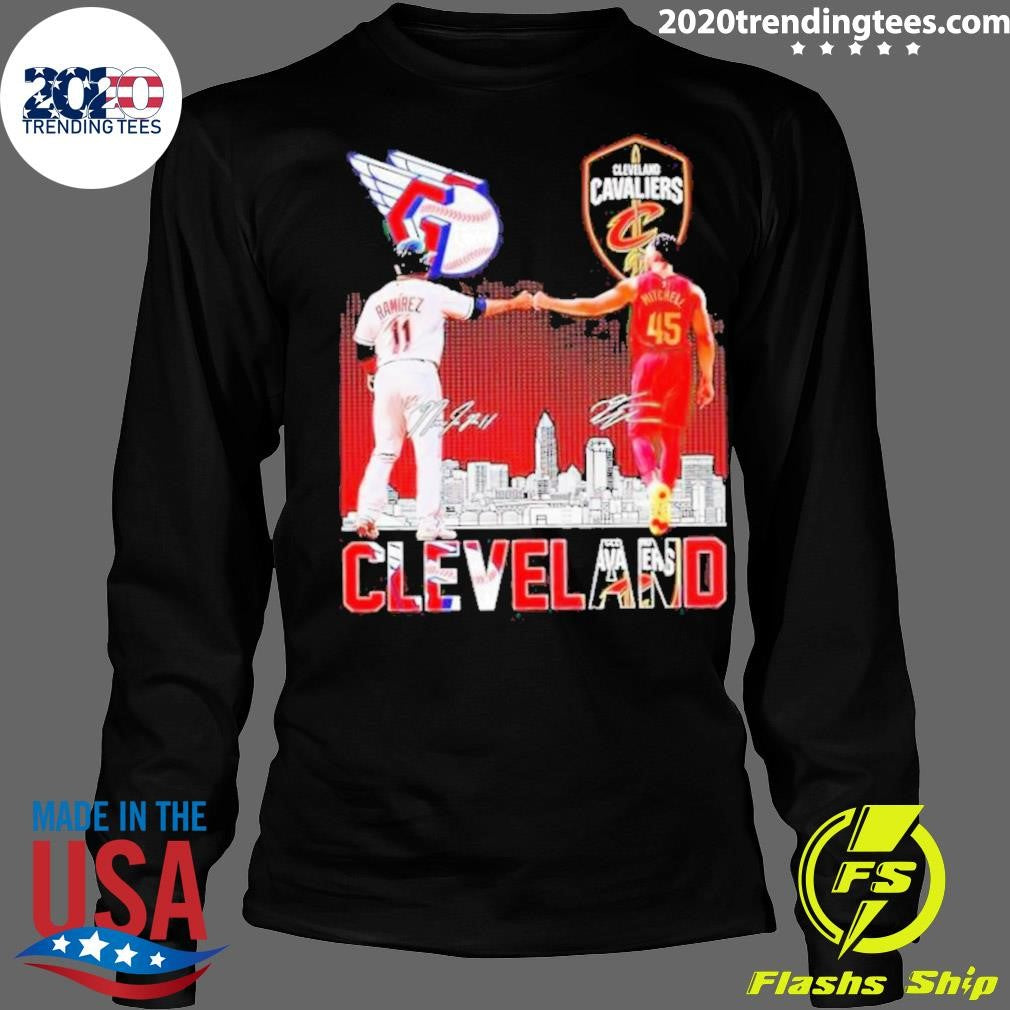 Nice cleveland City Skyline Ramirez And Mitchell - Adult & Kids T-Shirts, Sweatshirts & Hoodies apparel design preview 4