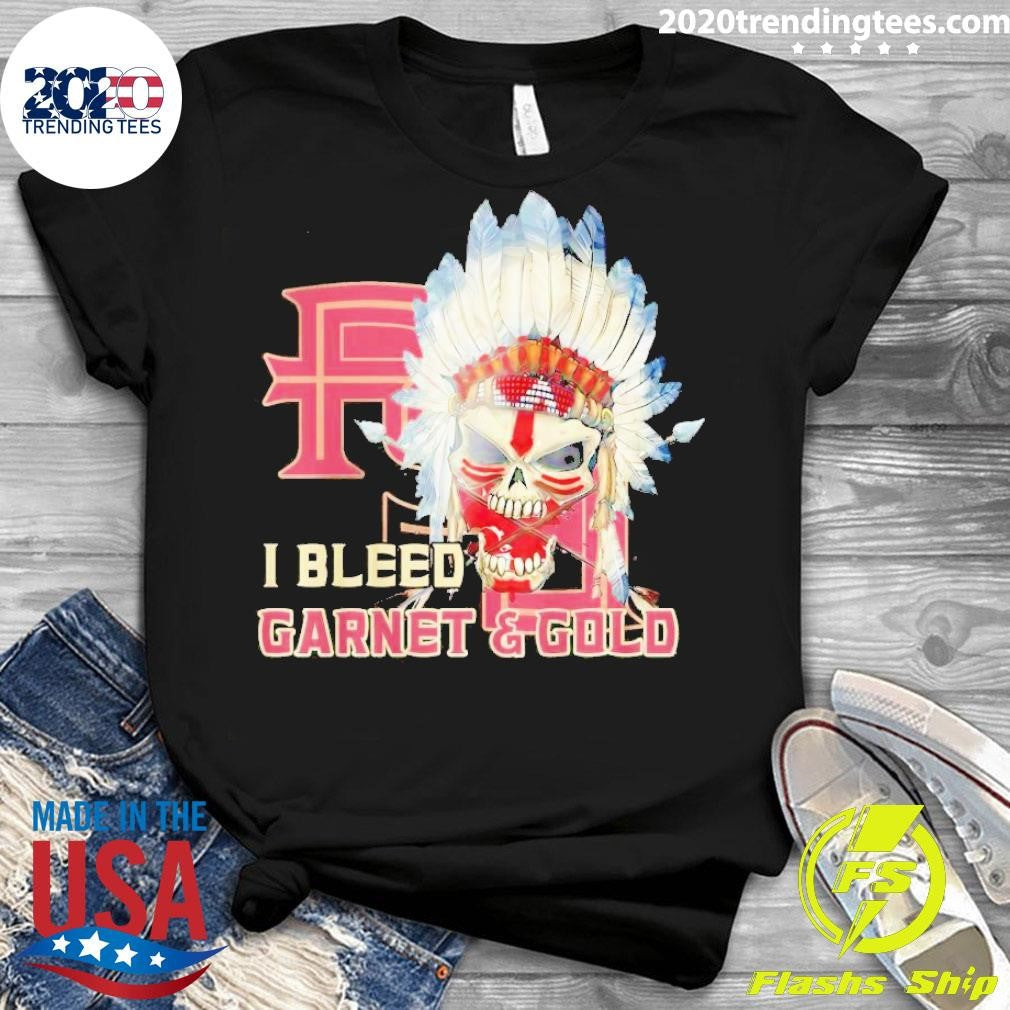 Nice florida State Seminoles I Bleed Garnet And Gold - Adult & Kids T-Shirts, Sweatshirts & Hoodies apparel design preview 3