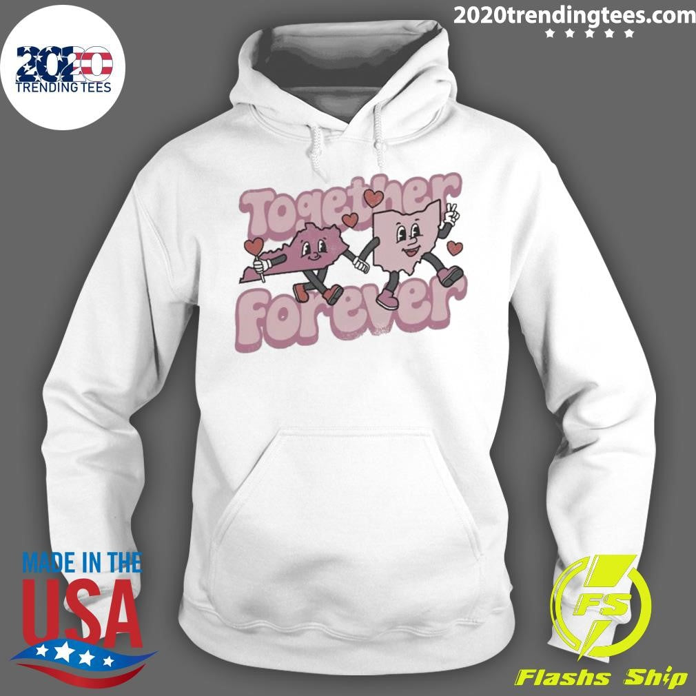 Nice kentucky-ohio Together Forever - Adult & Kids T-Shirts, Sweatshirts & Hoodies apparel design preview 2