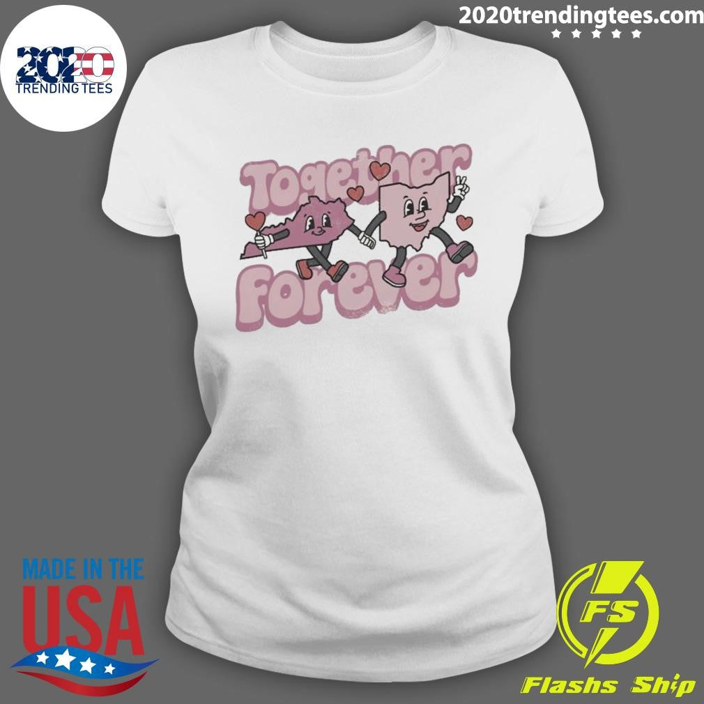 Nice kentucky-ohio Together Forever - Adult & Kids T-Shirts, Sweatshirts & Hoodies apparel design preview 3