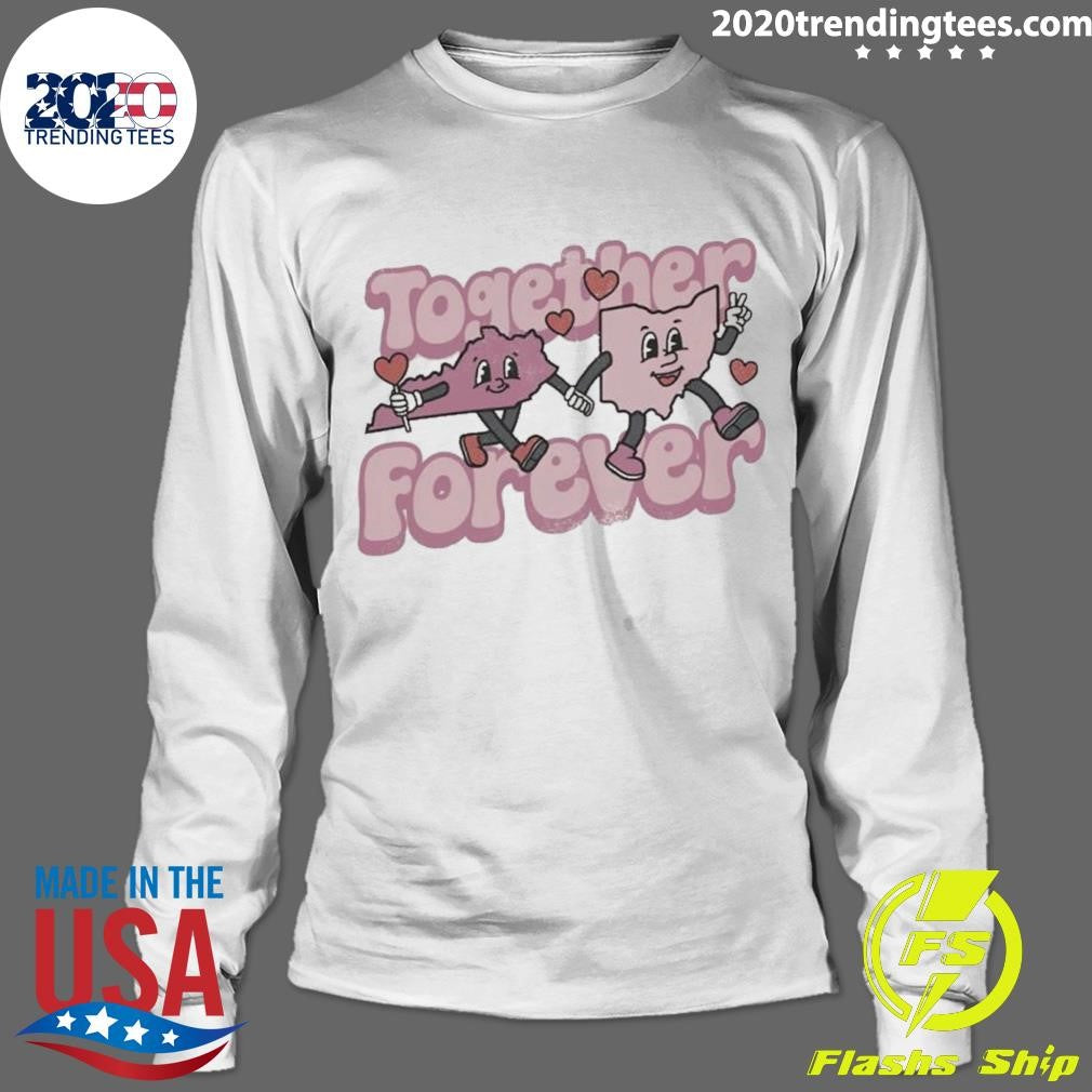 Nice kentucky-ohio Together Forever - Adult & Kids T-Shirts, Sweatshirts & Hoodies apparel design preview 4
