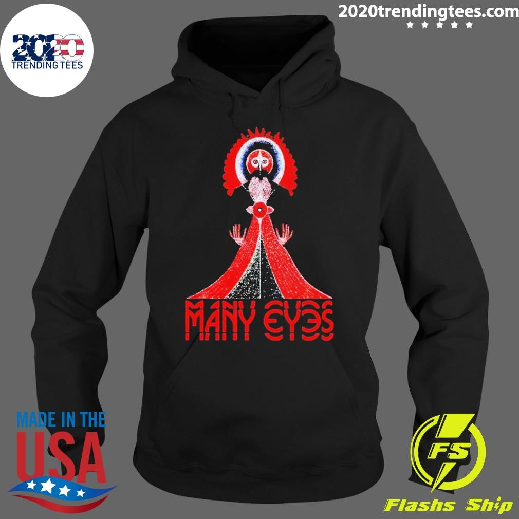 Nice many Eyes Music Mystic Man - Adult & Kids T-Shirts, Sweatshirts & Hoodies apparel design preview 2