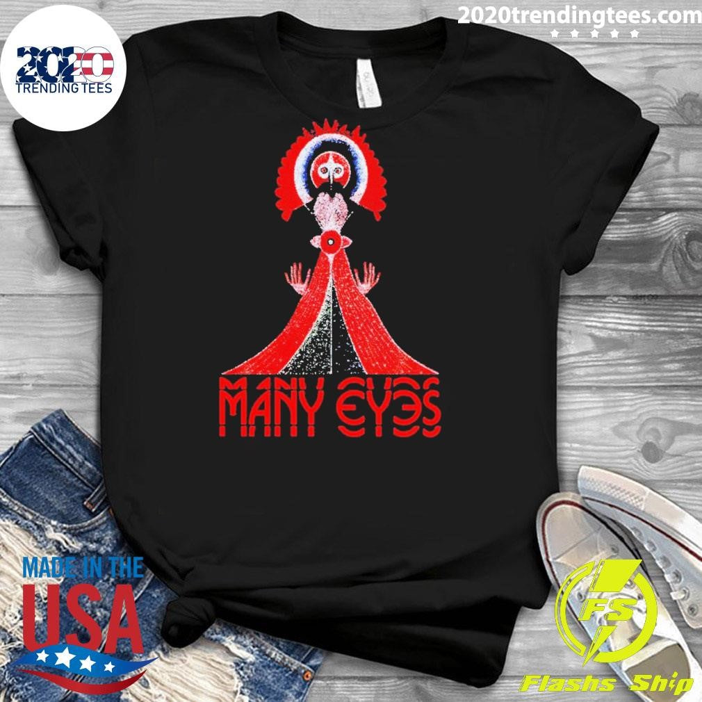 Nice many Eyes Music Mystic Man - Adult & Kids T-Shirts, Sweatshirts & Hoodies apparel design preview 3