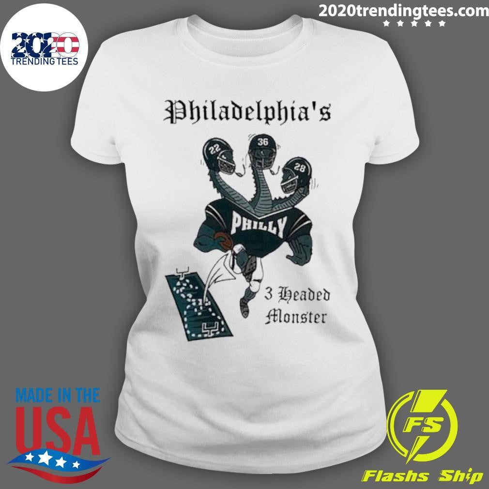Nice philadelphia's 3 Headed Monster - Adult & Kids T-Shirts, Sweatshirts & Hoodies apparel design preview 3