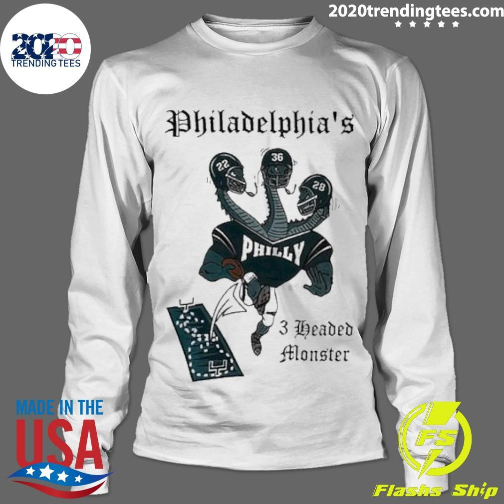 Nice philadelphia's 3 Headed Monster - Adult & Kids T-Shirts, Sweatshirts & Hoodies apparel design preview 4