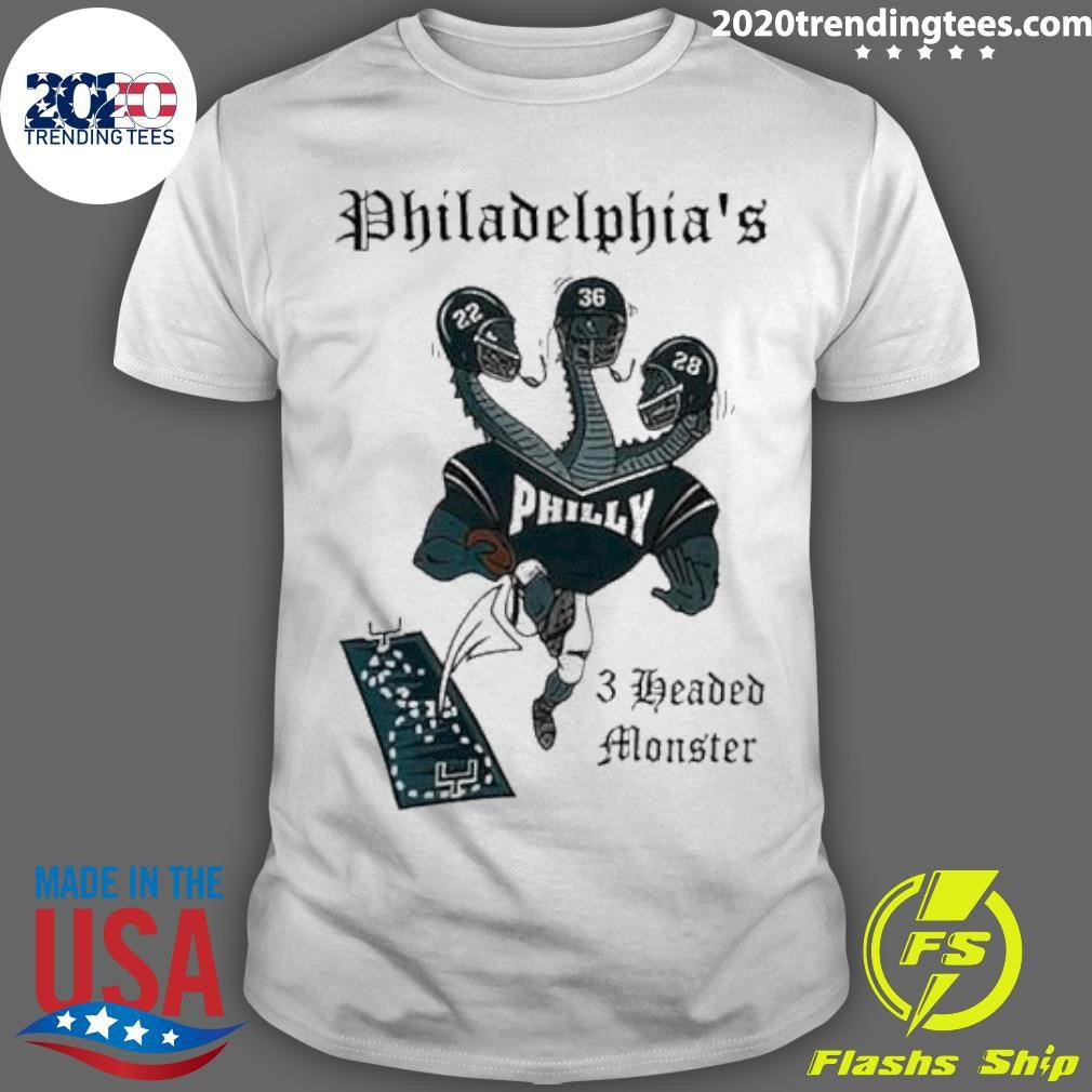 Nice philadelphia's 3 Headed Monster - Adult & Kids T-Shirts, Sweatshirts & Hoodies apparel design preview 1