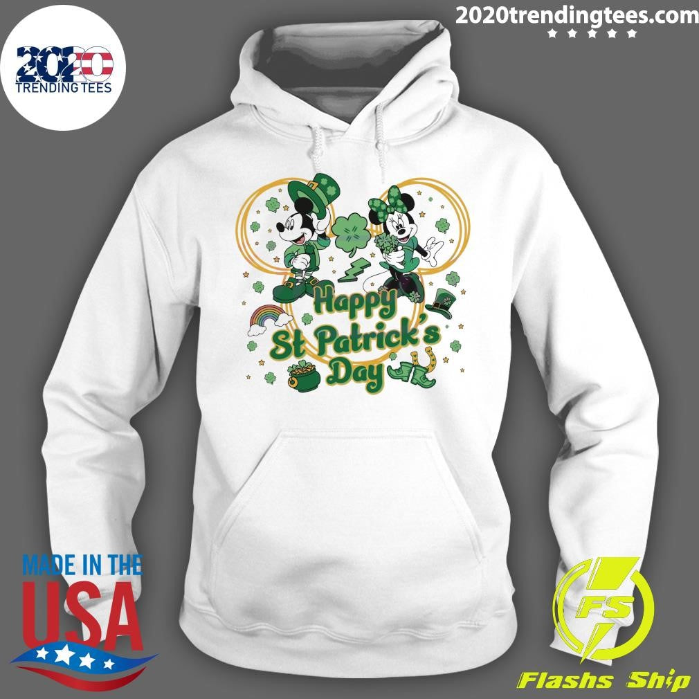 Nice st Patrick's Day Disney Happy - Adult & Kids T-Shirts, Sweatshirts & Hoodies apparel design preview 2