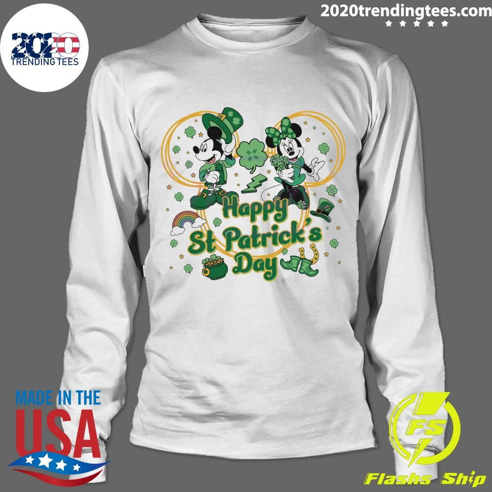 Nice st Patrick's Day Disney Happy - Adult & Kids T-Shirts, Sweatshirts & Hoodies apparel design preview 4