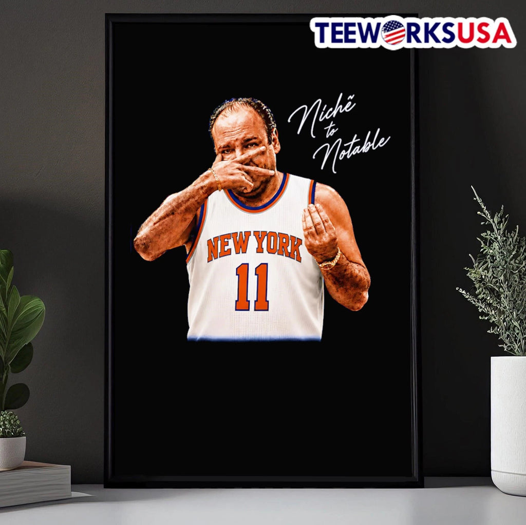 Niche to Notable Tony Soprano New York Knicks 11 - Adult & Kids T-Shirts, Sweatshirts & Hoodies apparel design preview 5