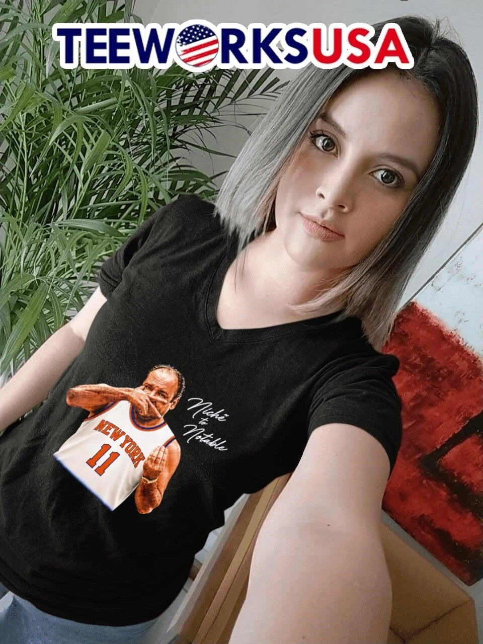 Niche to Notable Tony Soprano New York Knicks 11 - Adult & Kids T-Shirts, Sweatshirts & Hoodies apparel design preview 7