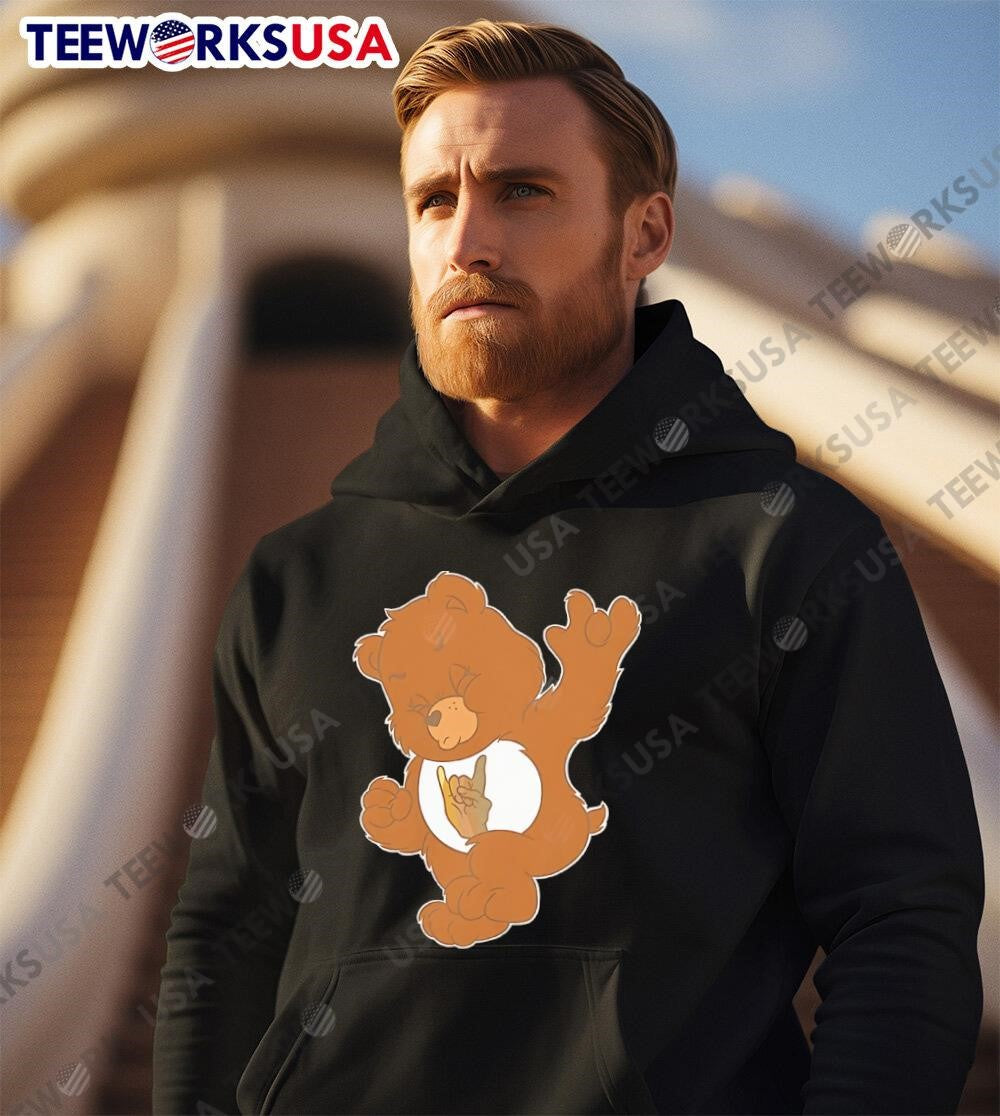 Nick Harrison We Rock Together Bear - Adult & Kids T-Shirts, Sweatshirts & Hoodies apparel design preview 2