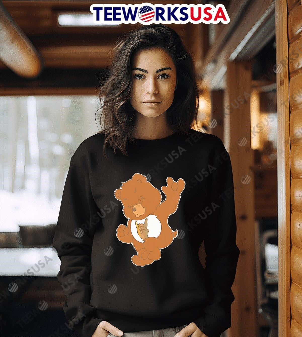 Nick Harrison We Rock Together Bear - Adult & Kids T-Shirts, Sweatshirts & Hoodies apparel design preview 3