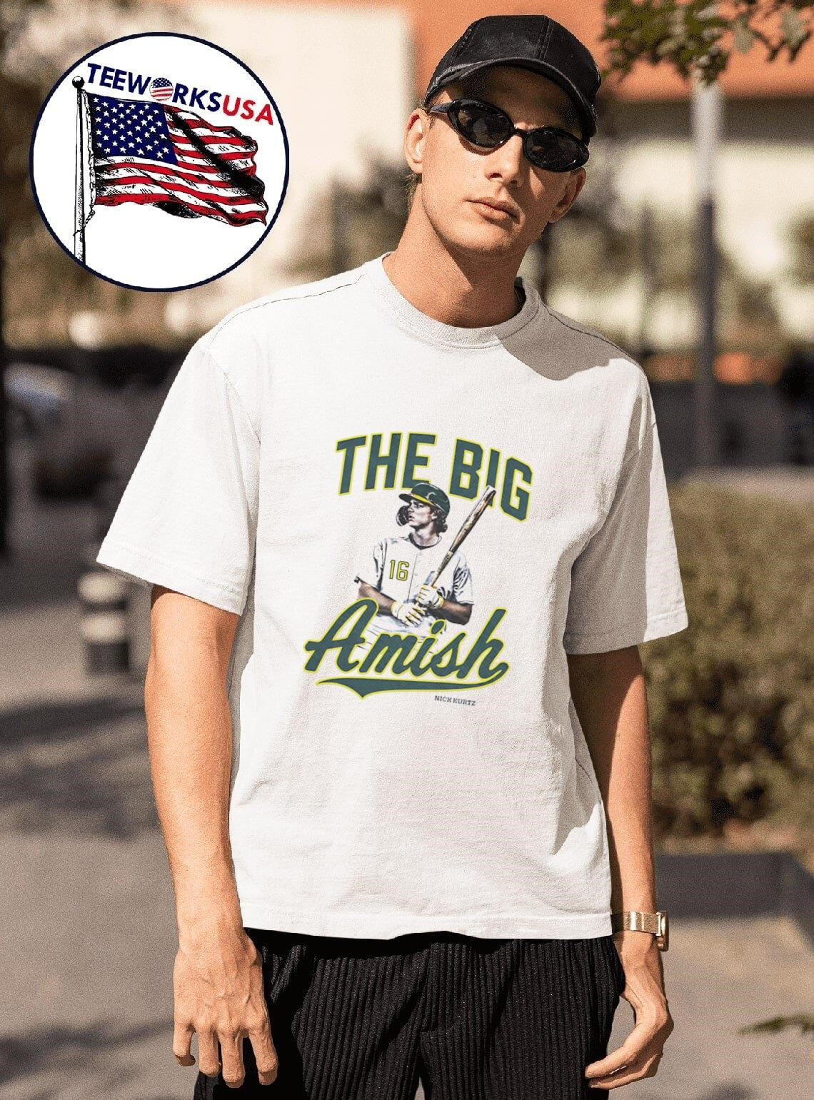 Nick Kurtz the big Amish - Adult & Kids T-Shirts, Sweatshirts & Hoodies apparel design preview 1