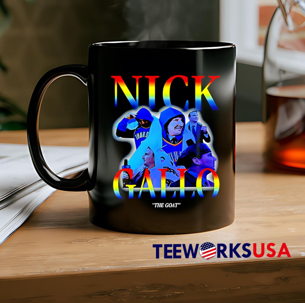 Nick gallo the goat - Adult & Kids T-Shirts, Sweatshirts & Hoodies apparel design preview 2