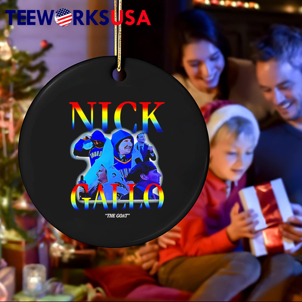 Nick gallo the goat - Adult & Kids T-Shirts, Sweatshirts & Hoodies apparel design preview 4