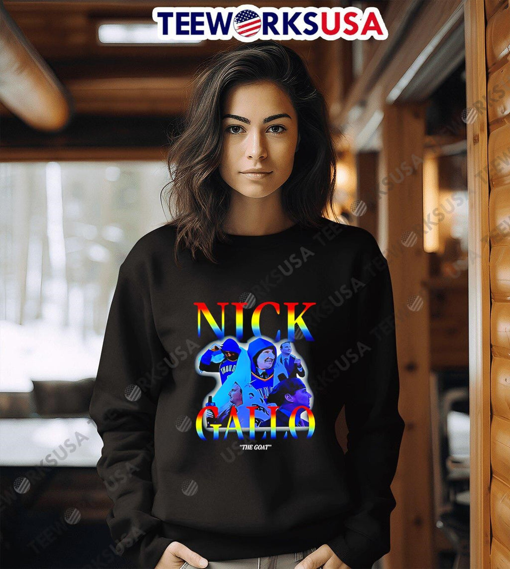 Nick gallo the goat - Adult & Kids T-Shirts, Sweatshirts & Hoodies apparel design preview 6