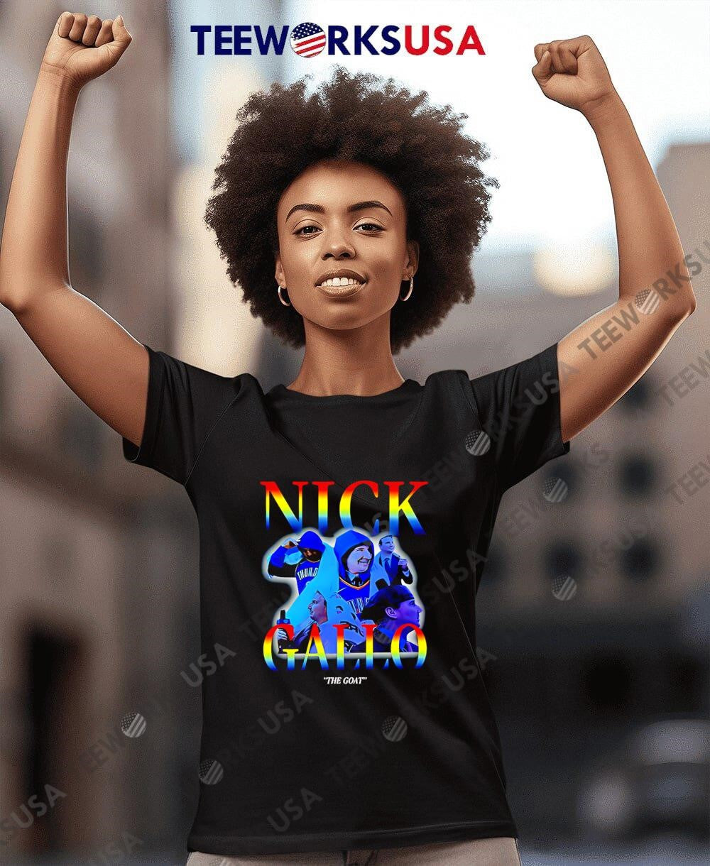 Nick gallo the goat - Adult & Kids T-Shirts, Sweatshirts & Hoodies apparel design preview 7