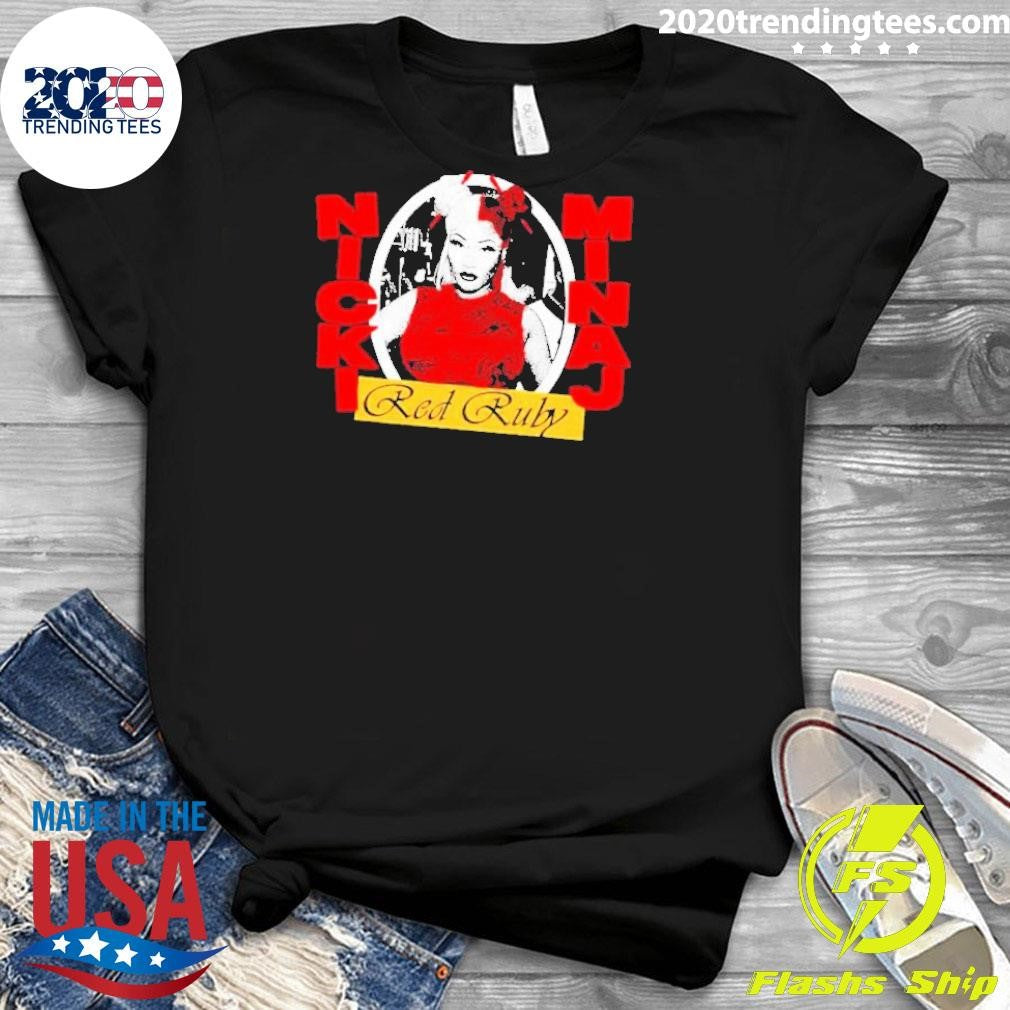 Nicki Minaj Red Ruby - Adult & Kids T-Shirts, Sweatshirts & Hoodies apparel design preview 3