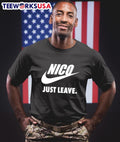 Nico just leave - Adult & Kids T-Shirts, Sweatshirts & Hoodies apparel design preview 1