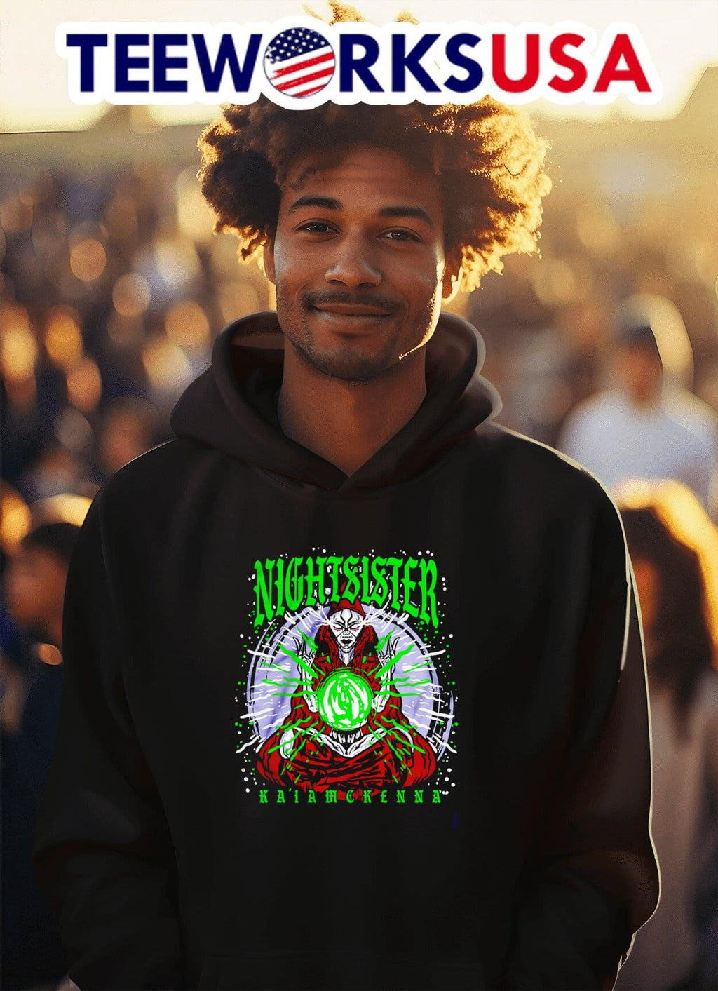 Nightsister Kaia McKenna - Adult & Kids T-Shirts, Sweatshirts & Hoodies apparel design preview 2