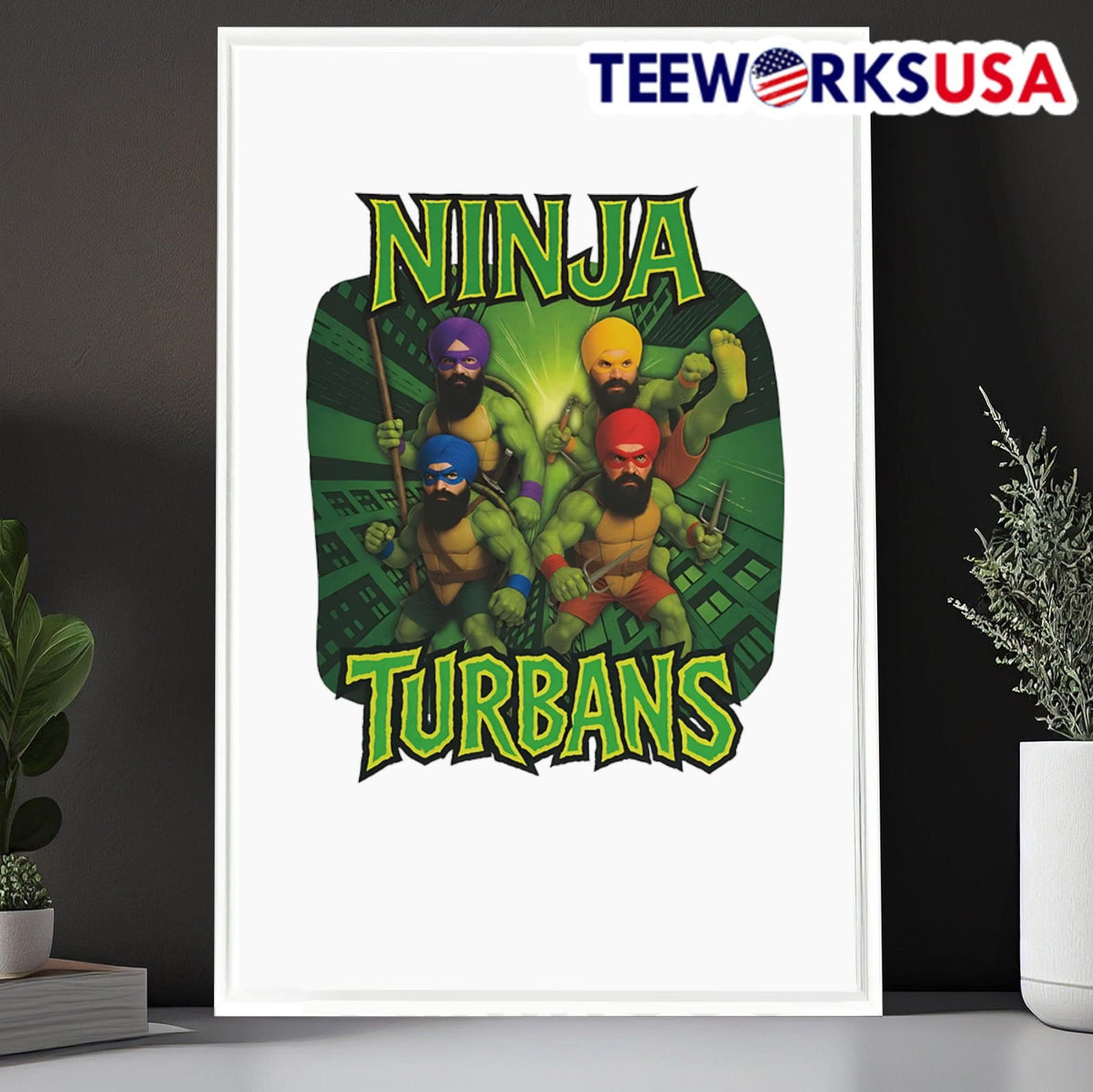 Ninja Turbans funny - Adult & Kids T-Shirts, Sweatshirts & Hoodies apparel design preview 6