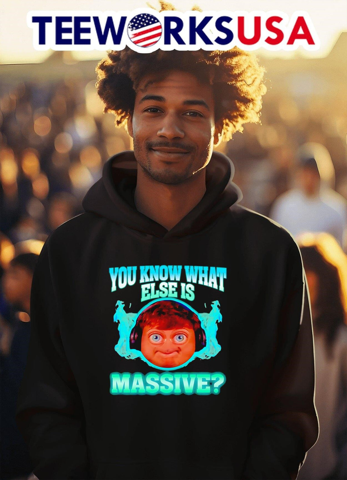 Ninja you know what else is massive M&M emoji face - Adult & Kids T-Shirts, Sweatshirts & Hoodies apparel design preview 2