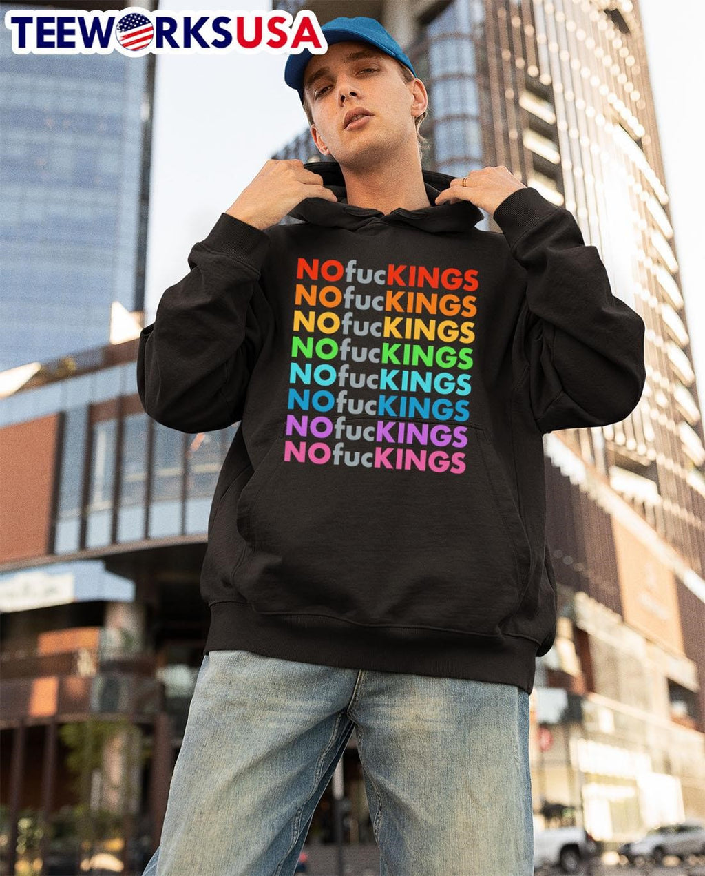 No Fuckings repeat pride - Adult & Kids T-Shirts, Sweatshirts & Hoodies apparel design preview 3
