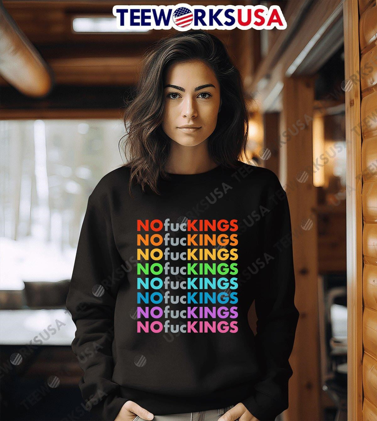 No Fuckings repeat pride - Adult & Kids T-Shirts, Sweatshirts & Hoodies apparel design preview 6