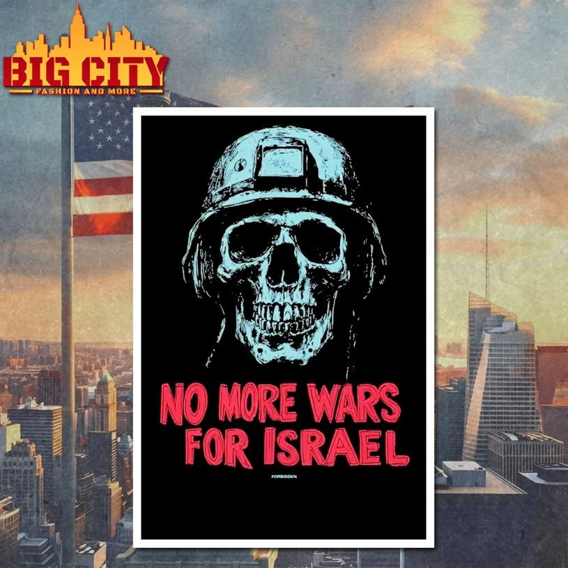 No More Wars For Israel - Adult & Kids T-Shirts, Sweatshirts & Hoodies apparel design preview 4