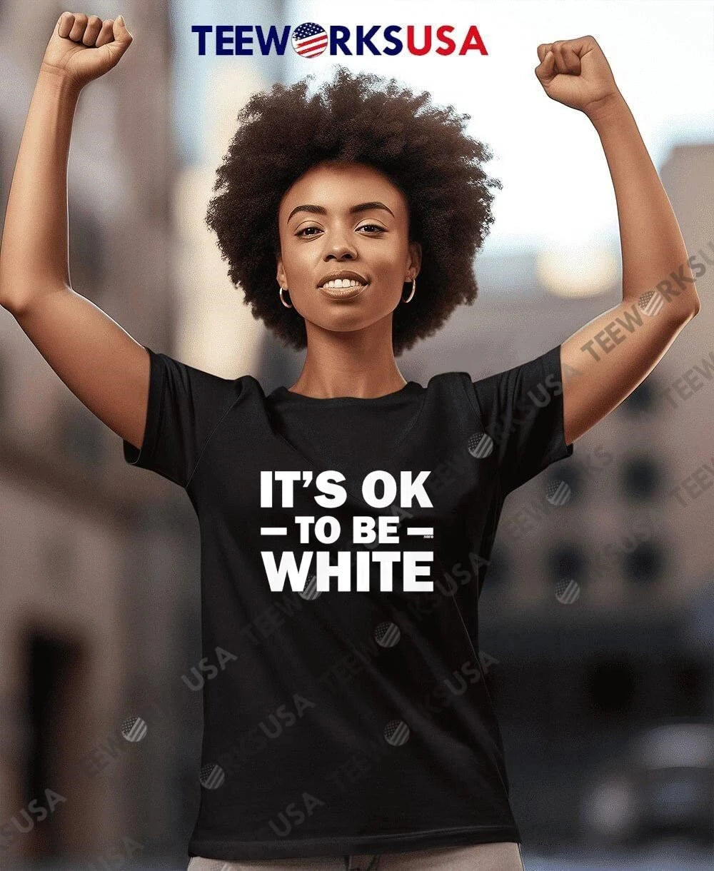 Nofo It Is Ok to Be White - Adult & Kids T-Shirts, Sweatshirts & Hoodies apparel design preview 7