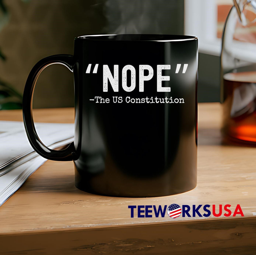 Nope The US Constitution - Adult & Kids T-Shirts, Sweatshirts & Hoodies apparel design preview 2