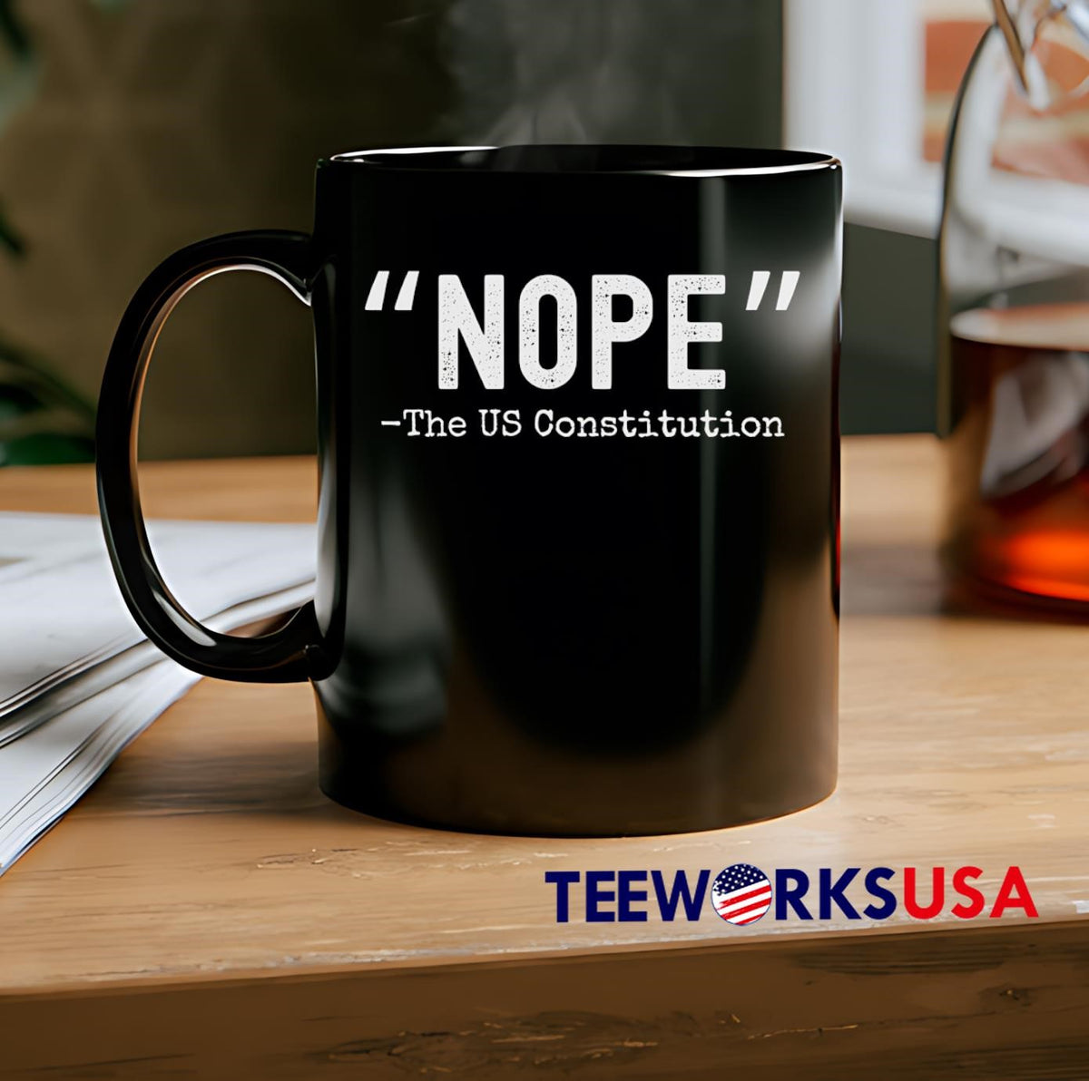 Nope The US Constitution - Adult & Kids T-Shirts, Sweatshirts & Hoodies apparel design preview 2